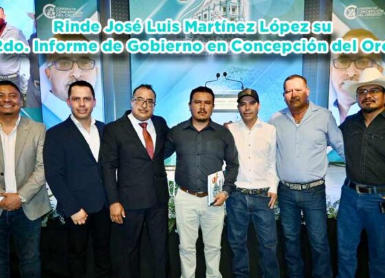 Rinde José Luis Martínez López su 2do. Informe de Gobierno en Concepción del Oro