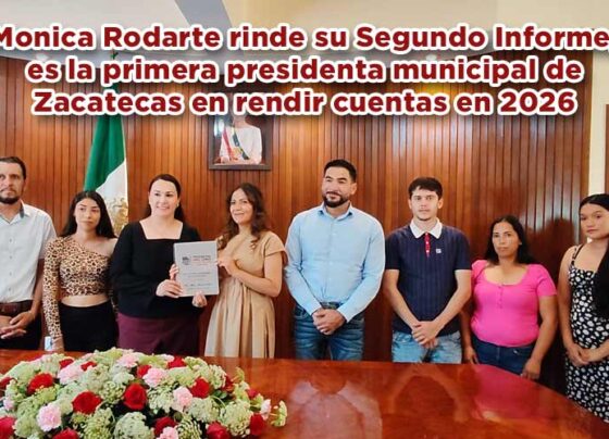 Mezquital del Oro: Dra Monica Rodarte rinde su Segundo Informe; es la primera presidenta municipal de Zacatecas en dar cuentas en 2026