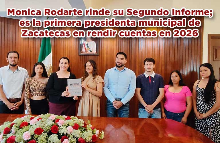 Mezquital del Oro: Dra Monica Rodarte rinde su Segundo Informe; es la primera presidenta municipal de Zacatecas en dar cuentas en 2026