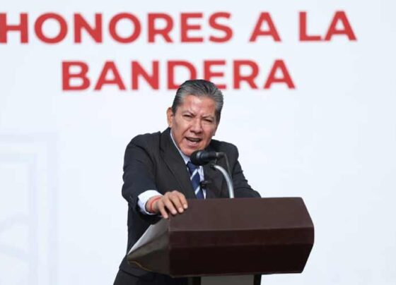 Respalda Gobernador David Monreal llamado de la Presidenta Claudia Sheinbaum a defender la patria