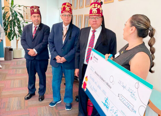 El primer Shriners Fest Zacatecas 2026 hace historia con un donativo de 0,000 pesos para el Hospital Shriners