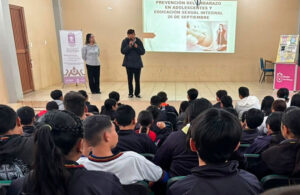 Fortalece Gobierno de Pepe Saldívar acciones de prevención del embarazo adolescente