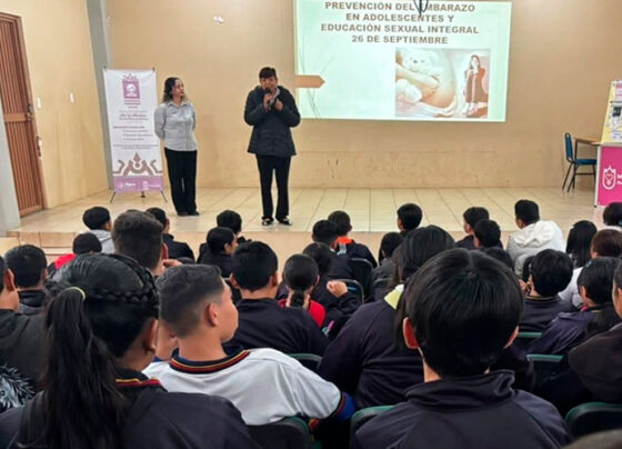 Fortalece Gobierno de Pepe Saldívar acciones de prevención del embarazo adolescente