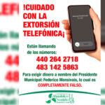 Alerta en Ahualulco: Utilizan nombre del alcalde para intentar extorsionar