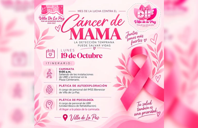Juan Francisco Gómez promueve la prevención del cáncer de mama con jornada de concientización