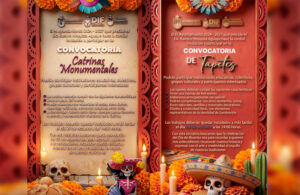 Sombrerete invita a participar en las convocatorias de Catrinas Monumentales y Tapetes por el Festival de Día de Muertos