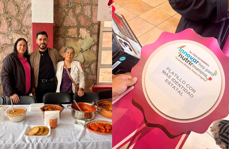 Mazapil destaca en la Feria Gastronómica del SEDIF; reconocen platillo con identidad estatal