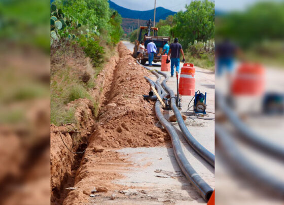 Supervisa Francisco Javier Ortiz avance de obra hídrica en el poniente de Mexquitic