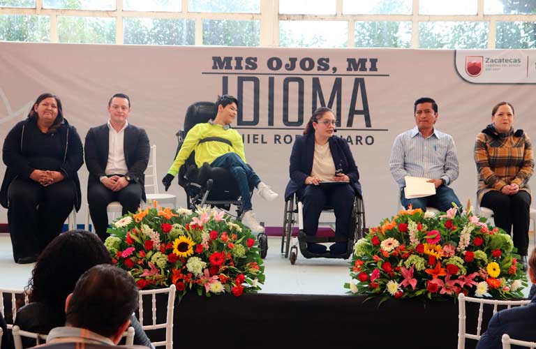 Incita Gobierno de Zacatecas a uso de tecnología para inclusión, con conferencia “Mis ojos, mi idioma”