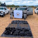 El Ejército Mexicano y la Guardia Nacional aseguraron armamento en el municipio de Tlaltenango