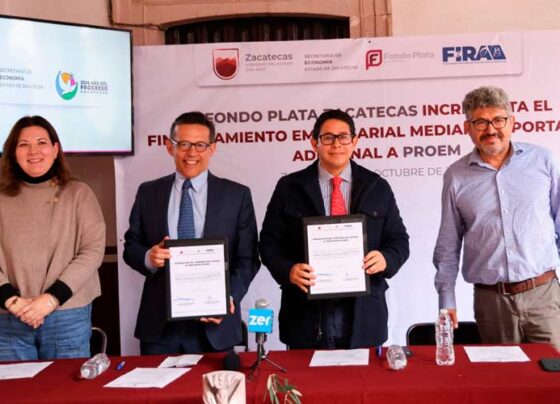 Duplican Gobierno del Estado y FIRA bolsa de financiamiento para empresas zacatecanas