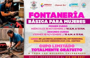 ¡Empoderamiento y autonomía! El Ayuntamiento de Calera invita al Curso Gratuito de Fontanería para Mujeres