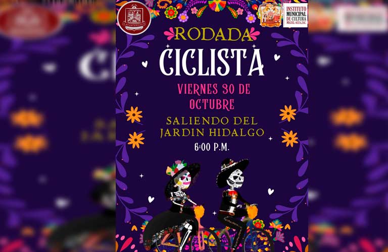 Rodada Ciclista de Día de Muertos en Miguel Auza convoca a las familias este viernes