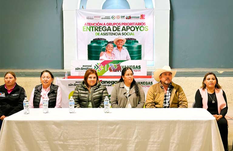 Arranca en Vanegas la primera etapa de entrega de apoyos sociales a familias vulnerables