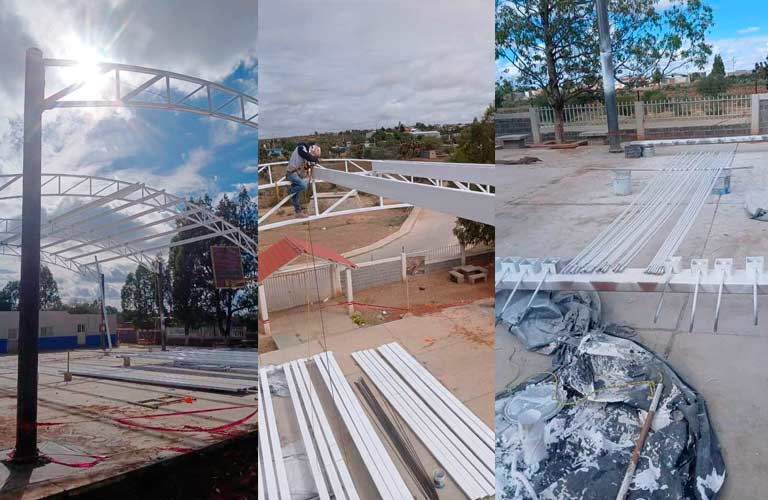 Villa de Ramos consolida infraestructura social: Gobierno del Prof. Erick Espino techa la primaria de San Cipriano