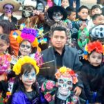 Celebran con éxito Festival del Día de Muertos “Xantolo” en la Escuela Emiliano Zapata de Pozo de Gamboa