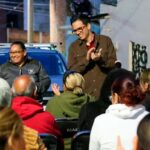 Continúa Rodrigo Reyes con asambleas informativas; este jueves sostuvo encuentro con vecinos de la colonia H. Ayuntamiento